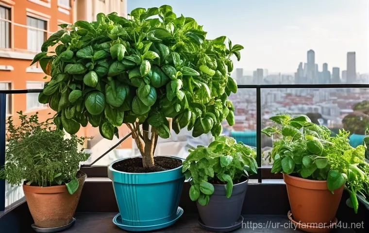 도시농업 커뮤니티 참여 방법 - **Urban Gardening Community Gathering:** A vibrant outdoor scene capturing a diverse group of people...